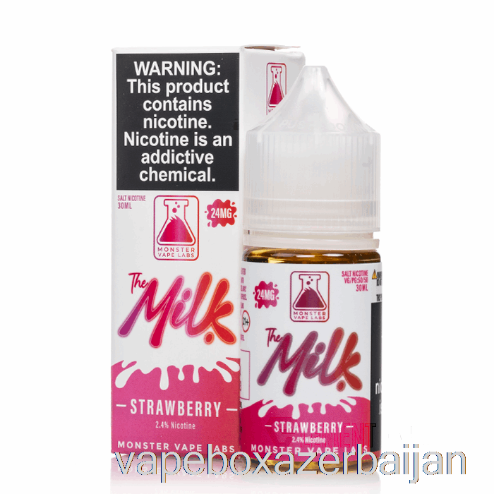 Vape Azerbaijan Strawberry - The Milk Salts - 30mL 24mg